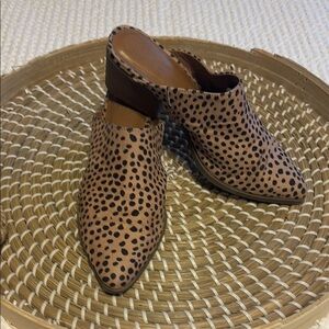 Leopard Print Mules